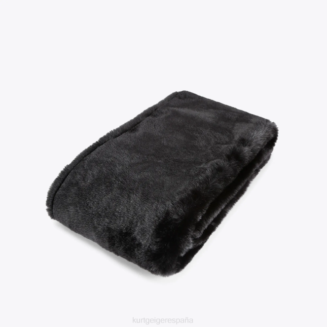 Kurt Geiger mujer bufanda de amapola de Londres 2LPR510 | accesorios negro